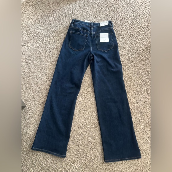 High Rise Women's Jeans in Deep Blue - Picture 2 of 6